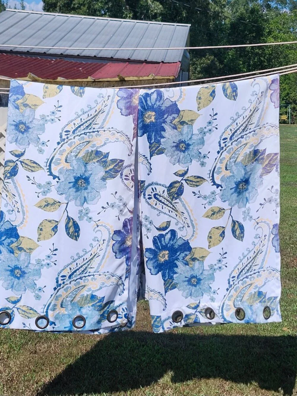 Half Moon pair of lined curtains (2 panels) 52 x 84